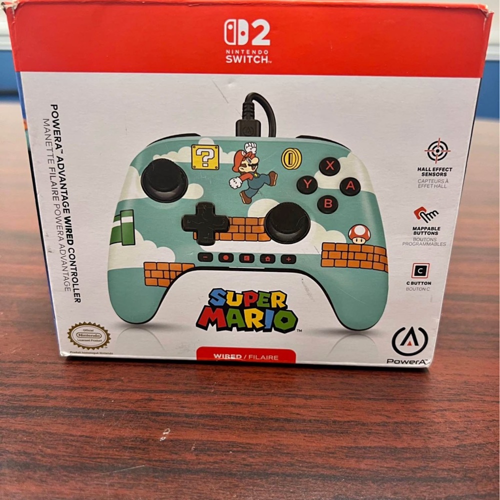 PowerA Super Mario Wired Controller for Nintendo Switch - Teal